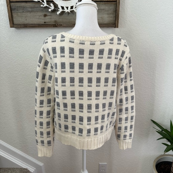 Sundance ivory gray cardigan‎ sweater wool blend ladies size XL - Picture 3 of 7